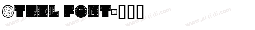 Steel font字体转换